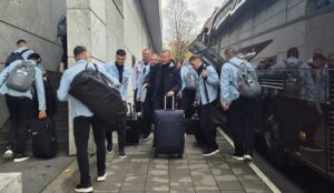 Imagini cu sosirea FCSB-ului la Belgrad! Detalii despre deplasarea campioanei în capitala Serbiei