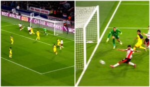 Ratare uluitoare în Liga Campionilor. Colegul lui Dennis Man de la PSV avea poarta goală în față