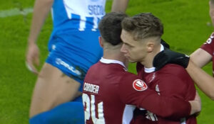 Louis Munteanu, fără reacție după ce a marcat în Universitatea Craiova – CFR Cluj. Ce gest a putut face Daniel Pancu