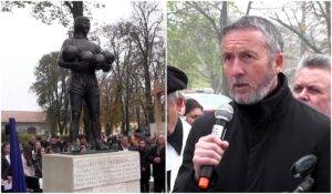 Mihai Stoica, discurs emoționant la inaugurarea statuii lui Helmut Duckadam. Cerința față de autorități: „Se repară (…)