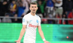 Florin Tănase, eliminat în Shkendija – FCSB! A văzut direct cartonaşul roşu după un fault dur