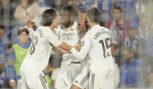 Real Madrid revine pe primul loc în La Liga. Kylian Mbappe a adus victoria cu Getafe