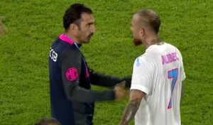 Momente tensionate după CFR Cluj – FCSB 2-2. Denis Alibec, “certat” de Elias Charalambous