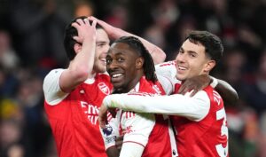 Arsenal – Tottenham 4-1. Eze a marcat un hat-trick și a doborât un record vechi de 47 de ani