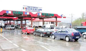 Control vamal coordonat la punctul de trecere a frontierei de la Sculeni, între Republica Moldova şi România