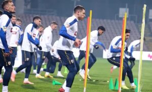 Cine i-a vizitat pe “tricolori” înaintea partidei “de foc” cu Bosnia din preliminariile World Cup