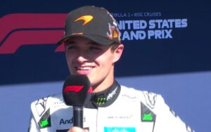 “M-am zbătut destul de mult” Reacţia lui Lando Norris după ce l-a depăşit pe Leclerc şi a terminat pe 2 cursa!