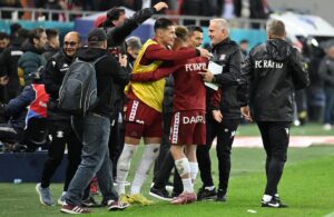 “A făcut un meci complet” Gâlcă l-a lăudat pe Dobre, după ce căpitanul Rapidului nu a fost convocat la naţională