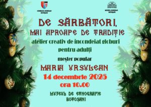 Botoșani: „De sărbători, mai aproape de tradiție” – Ateliere creative de încondeiat globuri