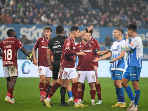 Jucătorii Rapidului, resemnați după ce au ratat victoria în Bănie: „Trăiesc senzația unei înfrângeri”