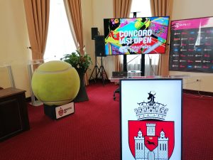 Danezul Elmer Moller și francezul Titouan Droguet, în finala turneului Concord Iași Open