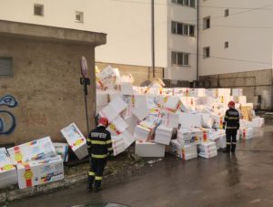 (FOTO) Botoșani: Probleme ca urmare a manifestării codurilor roșu și portocaliu de averse