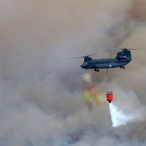 Incendii în Thassos, insula de vacanță preferată a românilor. Vegetația, aprinsă de fulgere