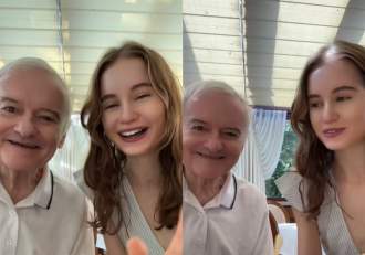 Cum își răsfață Irina Columbeanu tatăl! Unde l-a dus tânăra pe Irinel Columbeanu | FOTO