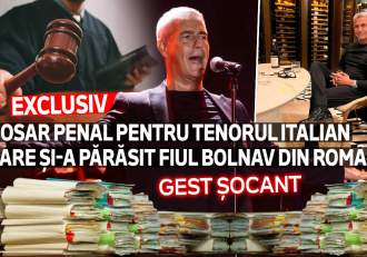 EXCLUSIV | Dosar penal pentru tenorul italian care și-a părăsit fiul bolnav din România | Gest șocant