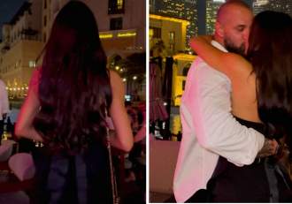 Alex Bodi și Anca, în ipostaze extrem de romantice! Cei doi s-au sărutat pasional într-un cadru spectaculos