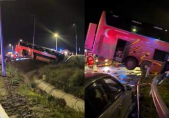 Accident grav în Brăila! Un autocar în care se aflau 24 de ucraineni a ajuns în șanț. Autoritățile au activat Planul (…)