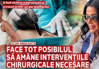 A fost victima malpraxisului și a trecut printr-un șoc anafilactic! Acum, Anda Ghiță face tot posibilul să amâne (…)