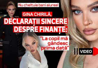 Nu cheltuie bani aiurea! Gina Chirilă, declarații sincere despre finanțe: ”La copil mă gândesc prima dată” | VIDEO