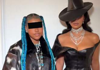 Cum au răspuns Kim Kardashian și North West criticilor legate de noul piercing al fiicei starletei: 