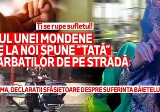 Ți se rupe sufletul! Fiul unei mondene de la noi spune ”tată” bărbaților de pe stradă. Mama, declarații sfâșietoare (…)