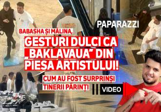 Babasha și Mălina, gesturi dulci ca „baklavaua” din piesa artistului! Cum au fost surprinși tinerii părinți | PAPARAZZI