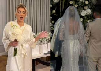 Lorena Popa, celebra tiktokeriță, s-a măritat! Imagini inedite de la nuntă! Ce rochie a ales | FOTO