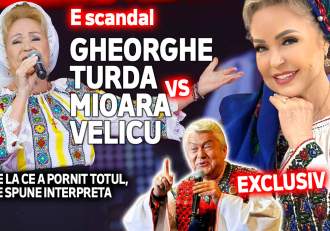 E scandal! Gheorghe Turda Vs Mioara Velicu. De la ce a pornit totul, ce spune interpreta, exclusiv
