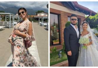 Cum arată sora lui Gabi Bădălău însărcinată pentru prima dată. Afaceristul, portret de familie alături de Sabina | FOTO