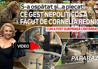 S-a ospătat și... a plecat! Ce gest nepoliticos a făcut de Cornelia Rednic! Cum a fost surprinsă cântăreața | PAPARAZZI