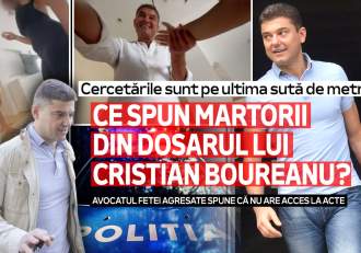 Ce spun martorii din dosarul lui Cristian Boureanu? Cercetările sunt pe ultima sută