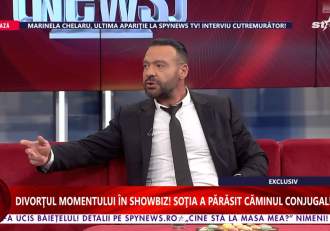 Spynews TV. Cornel Păsat, primele declarații despre divorț! Soția a părăsit căminul conjugal