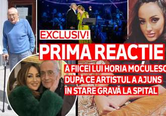 Exclusiv! Prima reacție a fiicei lui Horia Moculescu, după ce artistul a ajuns în stare gravă la spital