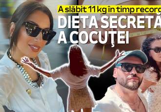 A slăbit 11 kilograme în timp record! Dieta secretă a Cocuţei