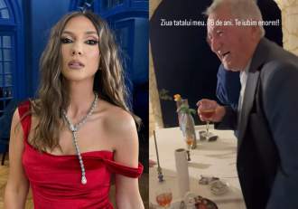 Adela Popescu și-a sărbătorit tatăl! Imagini de la petrecerea superbă la casa din Șușani | FOTO