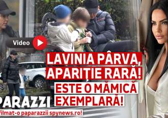 Lavinia Pârva, apariție rară! Este o mămică exemplară! Cum au filmat-o paparazzii Spynews.ro
