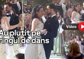Kira Hagi și Thomas Ferfelis, dansul mirilor! Imagini superbe din interiorul petrecerii | VIDEO