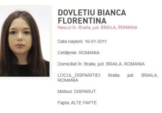 Dacă ai văzut-o, sună la 112! Bianca, o adolescentă în vârstă de 14 ani, a fost dată în urmărire națională. Tânără a (…)