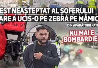Gest neașteptat al șoferului care a ucis-o pe zebră pe mămica din Apărătorii Patriei | Nu mai e „bombardier”