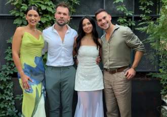 Oana și Vlad Gherman au fost nași pentru prima dată. Cei doi au cununat un cuplu | FOTO