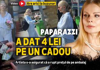 Are arici la buzunar! A dat 4 lei pe un cadou! Artista s-a asigurat că a rupt preţul de pe ambalaj | PAPARAZZI