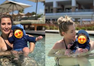 Claudia Puican și Armin Nicoară, prima vacanță alături de fiul lor, Amir. Ce destinație au ales: 