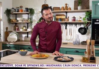 Meniu complet propus de Chef Horia Manea! Cum să gătești cel mai bun somon cu spanac în sos cremos