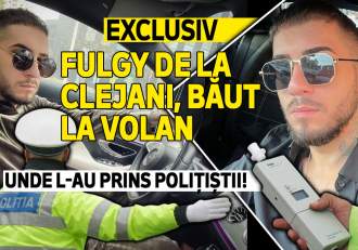 Exclusiv | Fulgy de la Clejani, băut la volan | Unde l-au prins polițiștii!