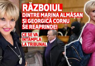Războiul dintre Marina Almășan și Georgică Cornu se reaprinde! Ce se va întâmpla la tribunal