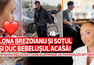 Ilona Brezoianu s-a externat din spital! Proaspeții părinți își duc bebelușul acasă
