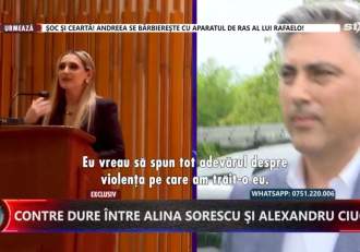 Alina Sorescu a aruncat din nou săgeți spre Alexandru Ciucu! Creatorul de modă reacționează