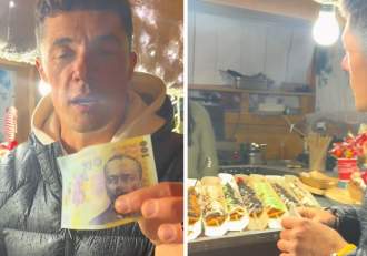 Ce a cumpărat un localnic cu 100 de lei de la Târgul de Crăciun din Craiova. Prețurile sunt piperate