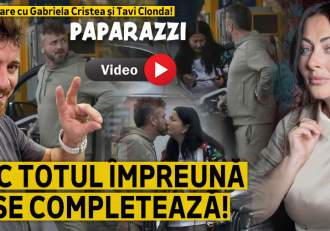 Imagini rare cu Gabriela Cristea şi Tavi Clonda! Fac totul împreună şi se completează! PAPARAZZI