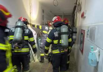 Incendiu la Spitalul Județean de Urgență din Reșița! A fost activat planul roșu de intervenție